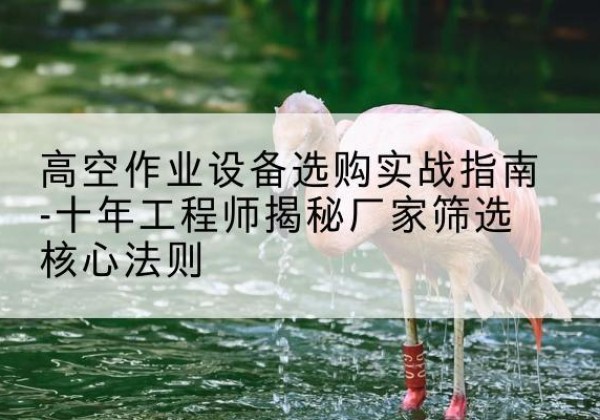 西山剪叉式升降机厂家-高空作业设备选购实战指南-十年工程师揭秘厂家筛选核心法则